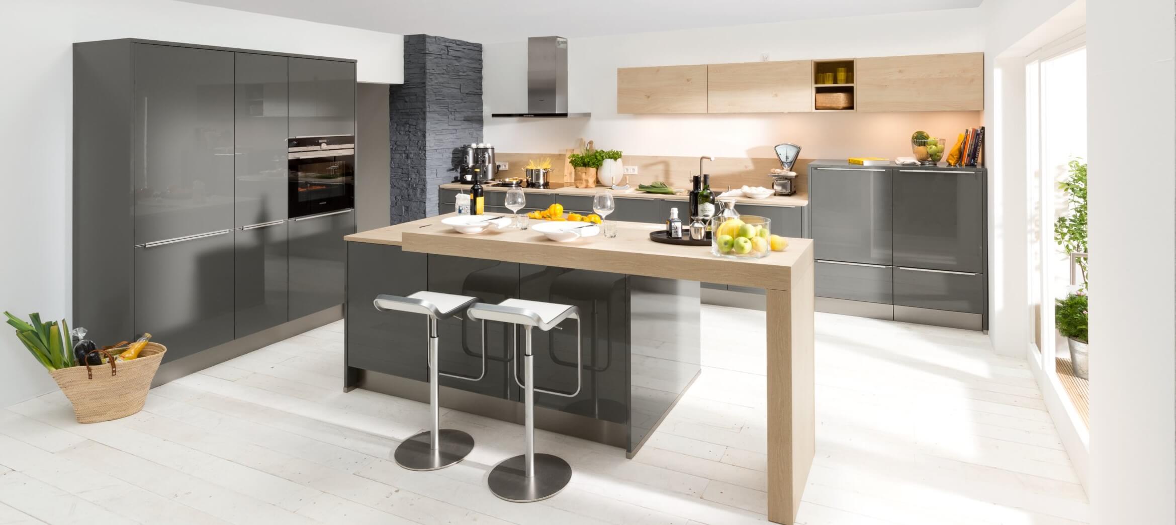 Quartz Grey Kitchen- a luxury design